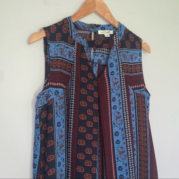Simply Noelle Dress Size Small/Medium Bohemian Flowy Cut-Out “Made for Madrid” - Picture 5 of 11